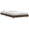 vidaXL Bettgestell ohne Matratze R&auml;uchereiche 90x190 cm Holzwerkstoff