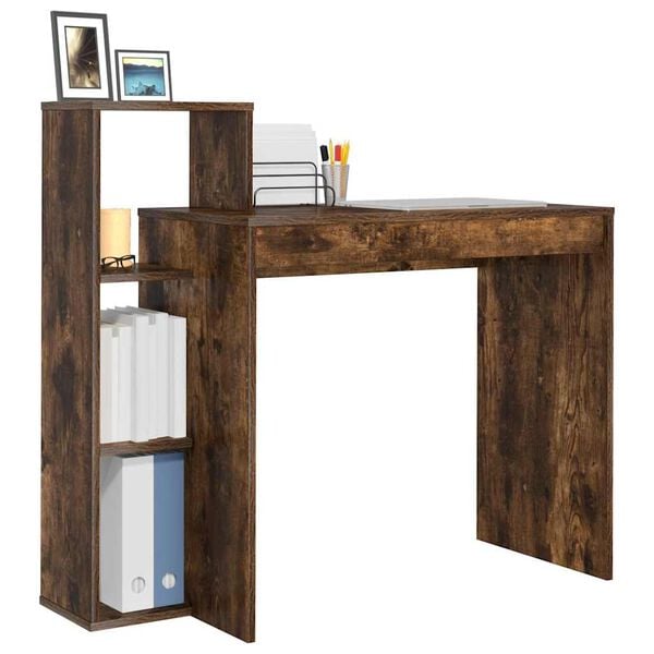 vidaXL Schreibtisch Geräucherte Eiche 100 x 40 x 90 cm Holzwerkstoff
