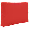 vidaXL Sofakissen f&uuml;r drau&szlig;en 2 pcs Rot Polyester