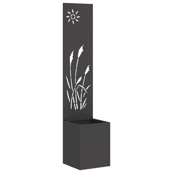 vidaXL Garten Sichtschutz-Leinwand Schwarz 32 x 150 cm