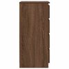 vidaXL Sideboard Braun Eichen-Optik 37,5x35x76 cm Holzwerkstoff
