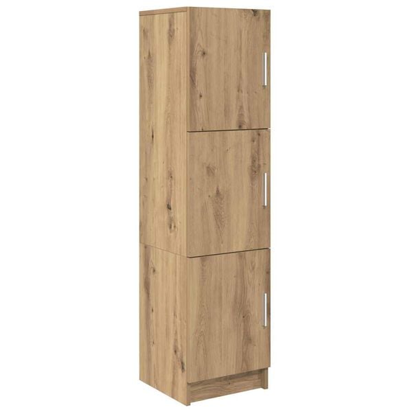vidaXL Highboard Artisan-Eiche 31,5 x 32 x 122,5 cm