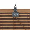 vidaXL Rollo mit Vorh&auml;ngen Braun 90 x 160 cm Bambus