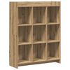 vidaXL B&uuml;cherregal 9 Ebenen 87,5 x 30 x 111 cm Holzwerkstoff