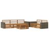 vidaXL Outdoor-Sofagarnitur 6 pcs Natur Massivholz Akazie