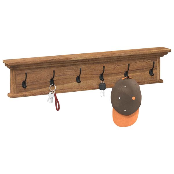 vidaXL Wand Montierter Kleiderst&auml;nder Natur 100 x 10 x 20 cm