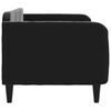 vidaXL Tagesbett Schwarz 80x200 cm Samt