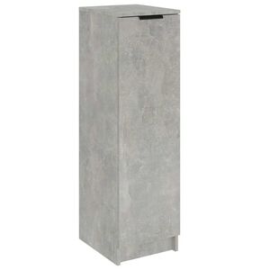 vidaXL Schuhschrank Betongrau 30x35x100 cm Holzwerkstoff