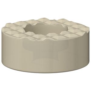 vidaXL Stuhlbein Bodenbesch&uuml;tzer 2 Stk. Transparent &Oslash; 15 x 16 mm PVC