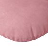 vidaXL Sitzkissen 2 St&uuml;ck Rosa &Oslash; 30 x 13 cm Samt