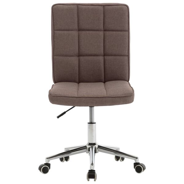 vidaXL Esszimmerstuhl Taupe Stoff