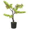 vidaXL Künstlicher Bonsai Zypresse mit Topf 60 cm Grün