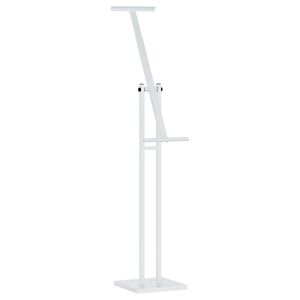 vidaXL Messest&auml;nde Wei&szlig; 26,5 x 26,5 x 150 cm Stahl