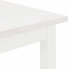 vidaXL Bank Wei&szlig; 80 x 35 x 45 cm Massives Kiefernholz