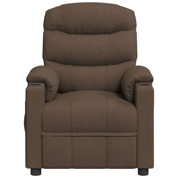 vidaXL Relaxsessel Braun Stoff