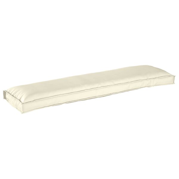 vidaXL Palettenkissenset 2 pcs Creme 150 x 40 x 8 cm Oxford-Stoff