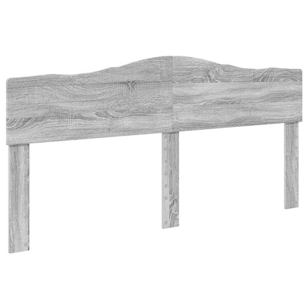 vidaXL Kopfteil Graues Sonoma 200 cm Holzwerkstoff