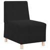 vidaXL Sofa-Stuhl ohne Armlehnen Schwarz 55 cm Samt