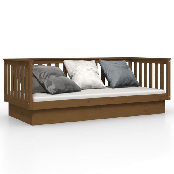 vidaXL Tagesbett Honigbraun 100x200 cm Massivholz Kiefer