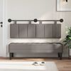 vidaXL H&auml;ngevorderseite Wandmontiert Taupe 150 x 55 x 5 cm Stoff