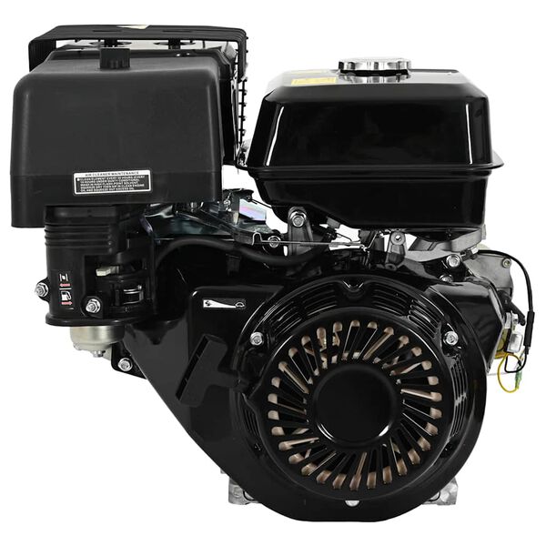 vidaXL Benzinmotor 15 PS 11 kW Schwarz