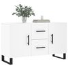 vidaXL Sideboard Wei&szlig; 100x36x60 cm Holzwerkstoff