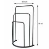 Bathroom Solutions Handtuchst&auml;nder 49,5x75 cm Metall Schwarz