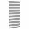 vidaXL Doppelrollo Seitenzug 80 x 150 cm grau