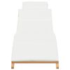 vidaXL Garten Sonnenliege Braun 198 x 55 x 58,5 cm Massivholz Teak