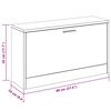 vidaXL Schuhbank R&auml;uchereiche 80x24x45 cm Holzwerkstoff