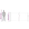 vidaXL Ausziehbare Seitenmarkise 140&times;500 cm Grau