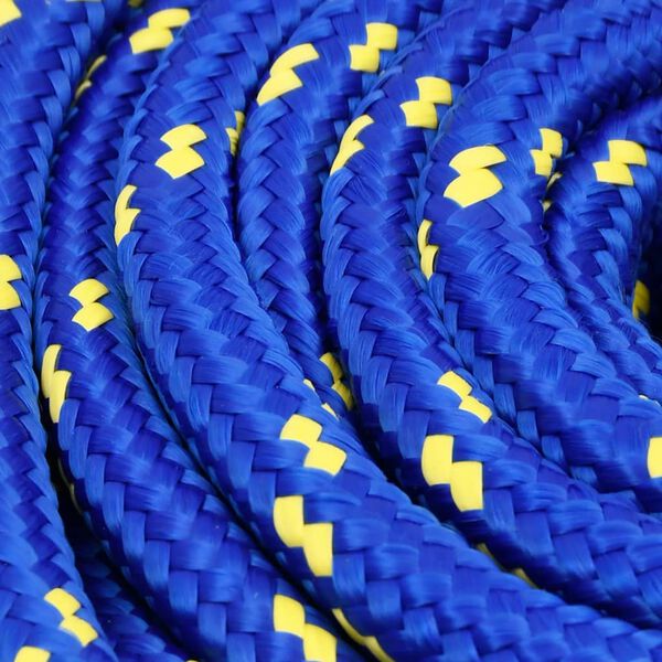 vidaXL Bootsseil Blau 18 mm 100 m Polypropylen