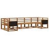 vidaXL Outdoor-Sofagarnitur 7 pcs Natur Massivholz Akazie