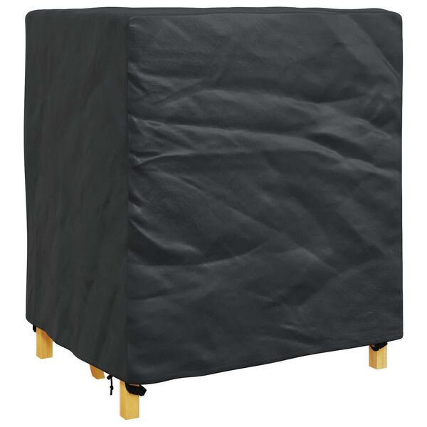 vidaXL M&ouml;belbezug Uni Schwarz 116 x 100 x 120 cm 210D