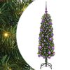 vidaXL Künstlicher Weihnachtsbaum mit 150 LEDs mit Ständer Grün 120 cm