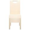 vidaXL Esszimmerst&uuml;hle 4 Stk. Creme Stoff