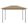 vidaXL Pavillon 384x281x270 cm Taupe 180 g/m²