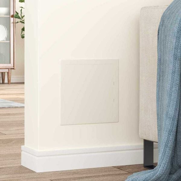 vidaXL Zugangs панели 2 pcs Wei&szlig; 20 x 20 cm ABS Kunststoff