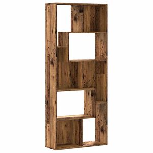 vidaXL B&uuml;cherregal Altholz-Optik 67x24x161 cm Holzwerkstoff