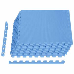 vidaXL Pool Bodenschutzmatte 6 stk. Blau 2,16 m&sup2; EVA-Schaum