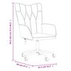 vidaXL Relaxsessel Weinrot Stoff