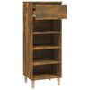 vidaXL Schuhschrank R&auml;uchereiche 40x36x105 cm Holzwerkstoff