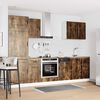 vidaXL 7-tlg. K&uuml;chenschrank-Set Kalmar R&auml;uchereiche Holzwerkstoff