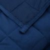 vidaXL Gewichtsdecke Blau 122x183 cm 5 kg Stoff