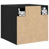 vidaXL TV-Schr&auml;nk 2 pcs Schwarz Eichen-Optik 30,5 x 30 x 30 cm