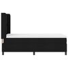 vidaXL Boxspringbett mit Matratze Schwarz 80 x 200 cm Stoff