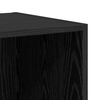 vidaXL TV-Schrank Set 2 pcs Schwarz Eichen-Optik Holzwerkstoff