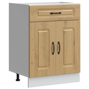vidaXL K&uuml;chenunterschrank Kalmar Artisan-Eiche Holzwerkstoff