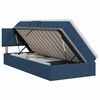 vidaXL Aufbewahrungsbett mit Matratze Blau 90 x 190 cm Samt