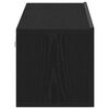 vidaXL TV-Schrank Schwarz Eichen-Optik 120x30x30,5 cm Holzwerkstoff
